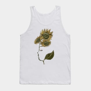 lady sunflower Tank Top